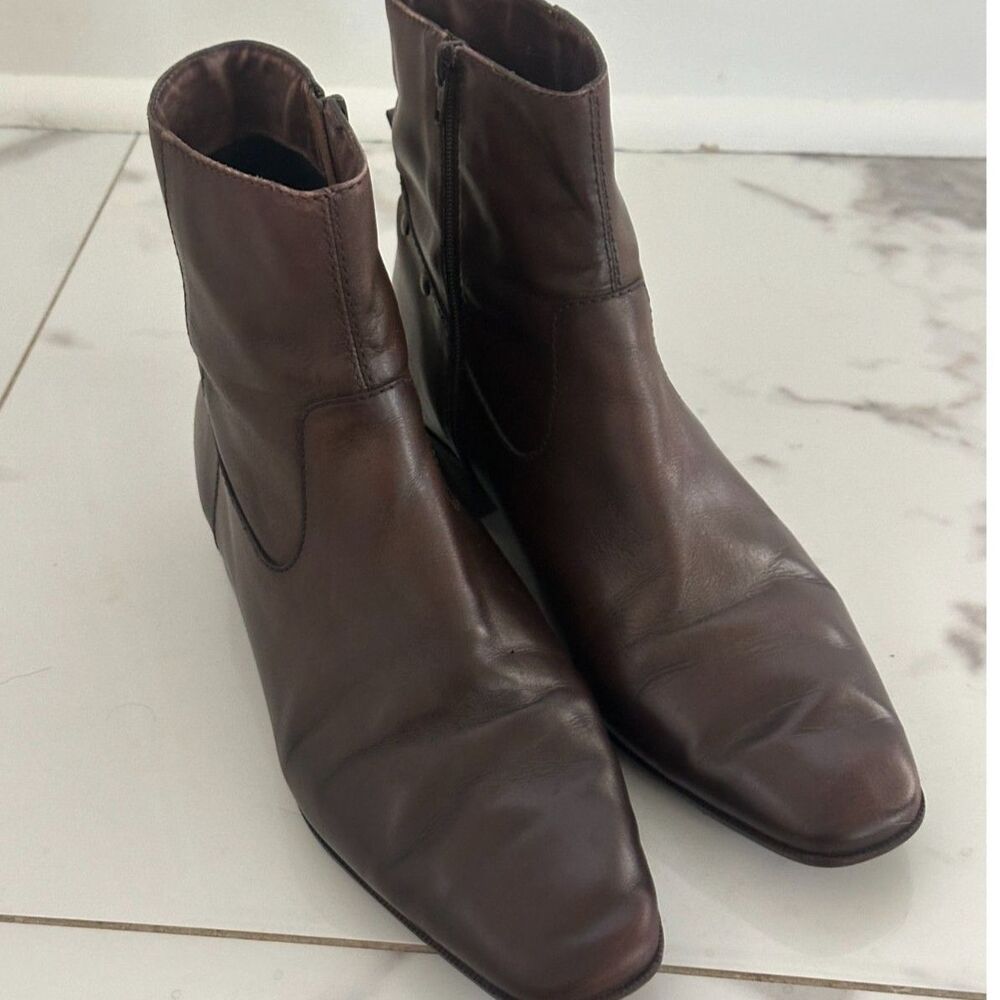 Boots, by Talbots, brown, size 9.